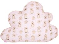 BabyBruin Felhő alakú párna - rózsaszín hódos