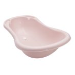 Formatervezett fürdőkád dugóval 84cm - rózsaszín