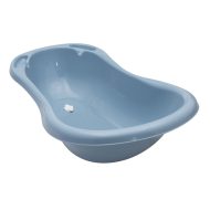Formatervezett fürdőkád dugóval 84cm - kék