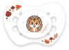 BabyBruin ortodontikus formájú szilikon altatócumi világító gombbal 1-es méret Süni BabyBruin ortodontikus formájú szilikon altatócumi világító gombbal 1-es méret Süni