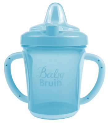 Baby Bruin Tanuló pohár kupakos 270 ml - kék