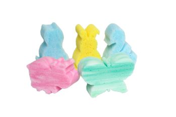 Baby Bruin mosdó szivacs - sárga cica