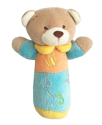 Sípoló plüss macis marokfigura 13 cm-es (több szín)