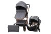 Mama Kiddies Sun Grey ELITE 3az1-ben babakocsi kiegészítőkkel szürke színben + Ajándék