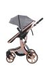Mama Kiddies® Sun Grey ELITE 3az1-ben multifunkciós babakocsi kiegészítőkkel szürke színben + Ajándék