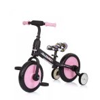 Chipolino Max Bike bicikli segédkerékkel pink színben