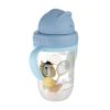 Canpol babies Súlyozott szívószálas itatópohár BONJOUR PARIS 270ml kék