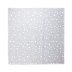 Lorelli Muszlin takaró 80x80 cm- Grey With Stars