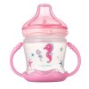 Canpol babies Csöpögésmentes itatópohár szilikon ivócsőrrel LOVE&SEA 180ml rózsaszín