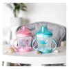Canpol babies Csöpögésmentes itatópohár szilikon ivócsőrrel LOVE&SEA 180ml rózsaszín