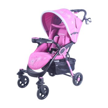 BOXING DAY - Mama Kiddies Light4 Go Sport babakocsi pink színben + Lábzsák + Ajándék