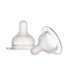   Canpol babies Szilikon etetőcumi az S-alakú cumisüvegekhez 3hó+ 2db lassú