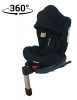 ISOFIX-es 360°-ban forgatható Mama Kiddies Baby Pilot biztonsági autósülés (0-36 kg) fekete színben ajándék napvédővel