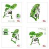 Mama Kiddies ProComfort zöld maci mintás multifunkciós etetőszék + Ajándék