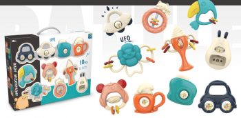 10 darabos babacsörgő szett