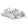 Lorelli Poffy Duo takaró 75x90 cm párnával 45x30 cm - White Grey Teddy Bear