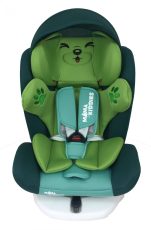   ISOFIX-es 360°-ban forgatható Mama Kiddies Murphy biztonsági autósülés (0-36 kg) green színben ajándék napvédővel