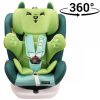 ISOFIX-es 360°-ban forgatható Mama Kiddies Murphy biztonsági autósülés (0-36 kg) green színben ajándék napvédővel