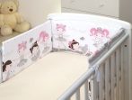   180°-os rácsvédő fehér-szürke színben balett mintával (Baby Bear kollekció)