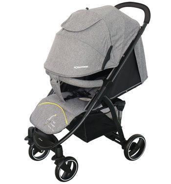 Mama Kiddies Aqua sport babakocsi szürke színben ajándék lábzsákkal és esővédővel