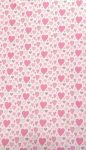 Mama Kiddies Baby Bear 2 részes ovis ágyneműhuzat szivecskés mintával pink színben