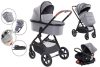 Mama Kiddies PRIMO 4az1-ben multifunkciós babakocsi szürke színben + Ajándék