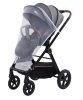 Mama Kiddies® PRIMO 4az1-ben multifunkciós babakocsi szürke színben + Ajándék