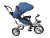 Mama Kiddies full extrás fektethető 4az1-ben tricikli tolókarral és lábtartóval kék színben (360°-ban forgatható ülés)
