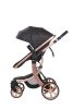 Mama Kiddies® Sun Black ELITE 3az1-ben multifunkciós babakocsi kiegészítőkkel fekete színben + Ajándék