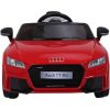 Audi TT RS Roadster elektromos autó távirányítóval piros színben (dupla motor és akkumulátor)