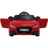 Audi TT RS Roadster elektromos autó távirányítóval piros színben (dupla motor és akkumulátor)