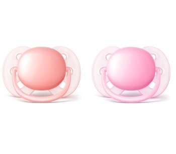 Philips Avent Ultrasoft játszócumi lányos 0-6 hó 2db