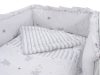 Mama Kiddies Sofie Dreams 5 részes babaágynemű 360°-os rácsvédővel nyuszis mintával világos színben