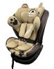 ISOFIX-es 360°-ban forgatható Mama Kiddies Murphy Bear biztonsági autósülés (40-150 cm iSize) bézs-barna színben ajándék napvédővel