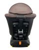 ISOFIX-es 360°-ban forgatható Mama Kiddies Murphy Bear biztonsági autósülés (40-150 cm iSize) bézs-barna színben ajándék napvédővel