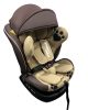 ISOFIX-es 360°-ban forgatható Mama Kiddies Murphy Bear biztonsági autósülés (40-150 cm iSize) bézs-barna színben ajándék napvédővel