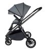 Mama Kiddies Unique 4az1-ben multifunkciós babakocsi kiegészítőkkel graphite színben ISOFIX talppal + Ajándék