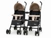 Mama Kiddies® Vento sport ikerbabakocsi bézs/szürke színben + Ajándék esővédők Mama Kiddies® Vento sport ikerbabakocsi bézs/szürke színben + Ajándék esővédők