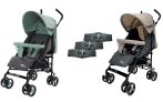 Mama Kiddies® Vento sport ikerbabakocsi zöld/bézs/szürke színben + Ajándék esővédők Mama Kiddies® Vento sport ikerbabakocsi zöld/bézs/szürke színben + Ajándék esővédők