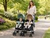 Mama Kiddies® Vento sport ikerbabakocsi zöld/bézs/szürke színben + Ajándék esővédők