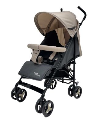Mama Kiddies VENTO esernyőre csukható sport babakocsi bézs/szürke színben + Ajándék esővédő