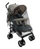 Mama Kiddies VENTO esernyőre csukható sport babakocsi bézs/szürke színben + Ajándék esővédő