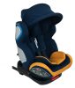 BOXING DAY - ISOFIX-es 360°-ban forgatható Mama Kiddies Champion biztonsági autósülés (0-36 kg) kék-sárga színben ajándék napvédővel