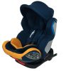 BOXING DAY - ISOFIX-es 360°-ban forgatható Mama Kiddies Champion biztonsági autósülés (0-36 kg) kék-sárga színben ajándék napvédővel