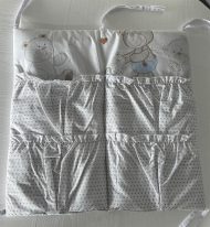   Mama Kiddies Sofie Dreams zsebes tároló szürke színben - Teddy Play