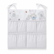   Mama Kiddies® Sofie Dreams zsebes tároló szürke színben - Teddy Play