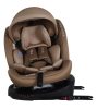 ISOFIX-es 360°- ban forgatható Mama Kiddies iSize Journey Extra biztonsági autósülés (40–150 cm) bézs színben támasztólábbal ajándék napvédővel és lábtartóval