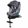 ISOFIX-es 360°- ban forgatható Mama Kiddies iSize Journey Extra biztonsági autósülés (40–150 cm) szürke színben támasztólábbal ajándék napvédővel és lábtartóval