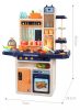 65 részes Mama Kiddies KitchenKing babakonyha szett kék-narancs színben