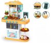Mama Kiddies 43 részes 72 cm magas KitchenStar babakonyha szett narancs színben
